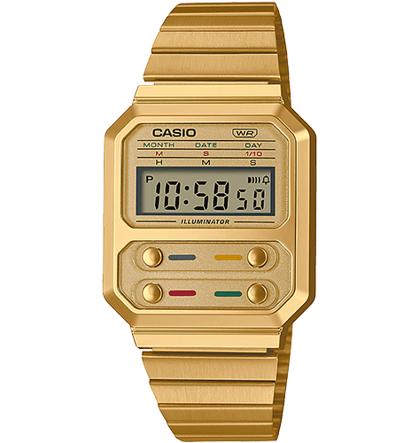 Casio Vintage Gold Watch - A100WEG-9ADF