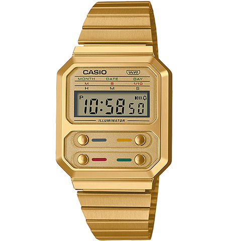 Casio Vintage Gold Watch - A100WEG-9ADF