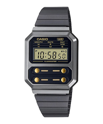 Casio Grey Vintage Digital Series Watch - A100WEGG-1A2
