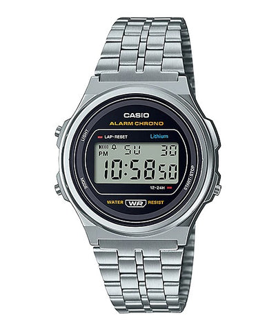 Casio Silver Vintage Watch - A171WE-1A