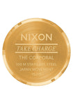 Nixon Mens Corporal SS Gold/Blue Sunray Watch - A346 3334-00