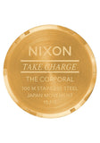Nixon Mens Corporal SS Gold/Blue Sunray Watch - A346 3334-00