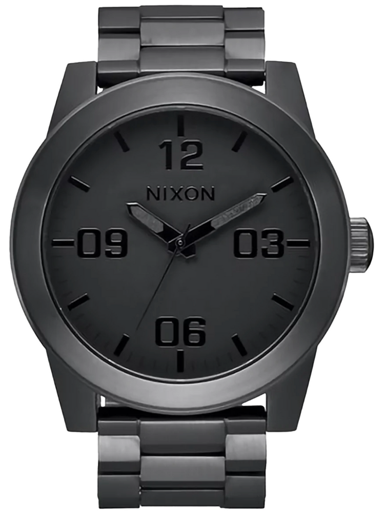 Nixon sales gunmetal watch