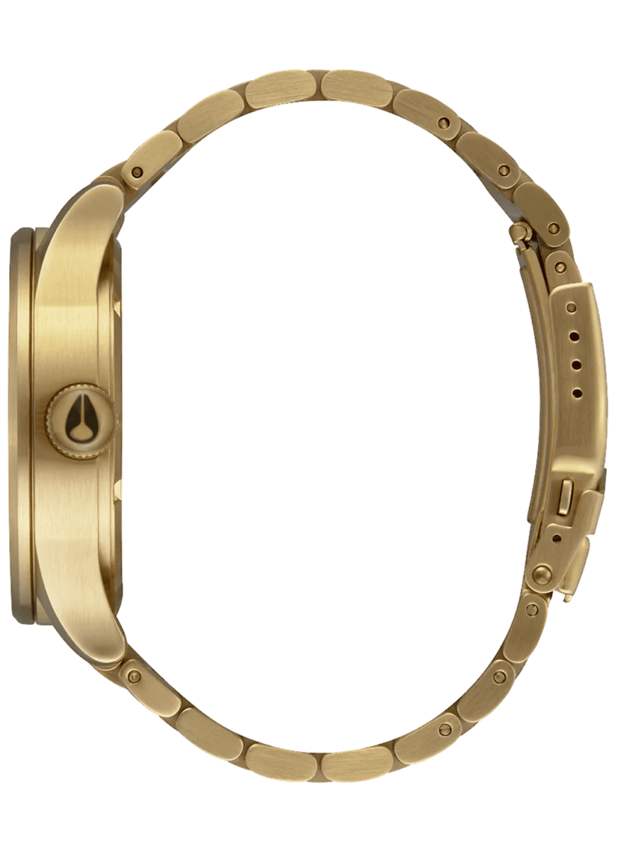 Nixon Mens Sentry SS Gold/Blue Sunray Watch - A356-3334-00