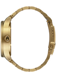 Nixon Mens Gold/Blue Sunray Sentry SS Watch - A356-3334-00