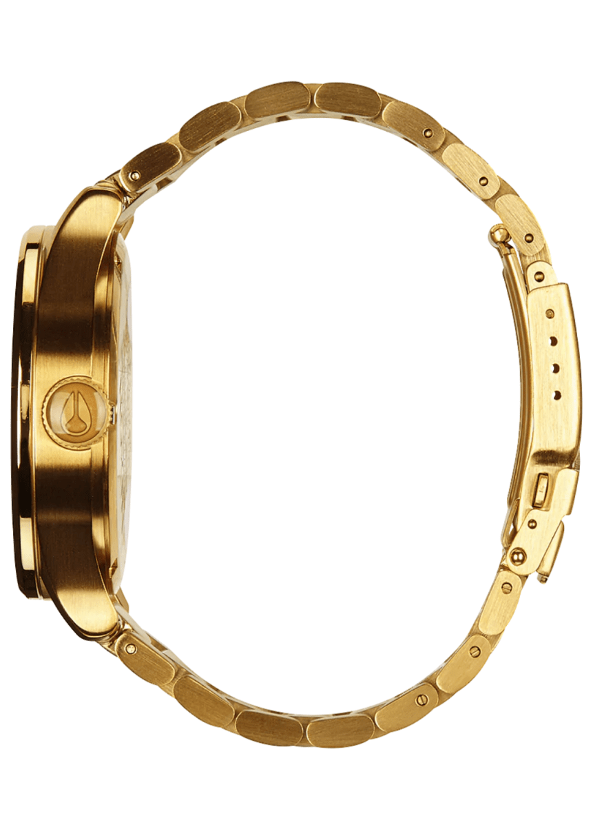 Nixon Mens Gold Sentry SS Watch - A356-502-00