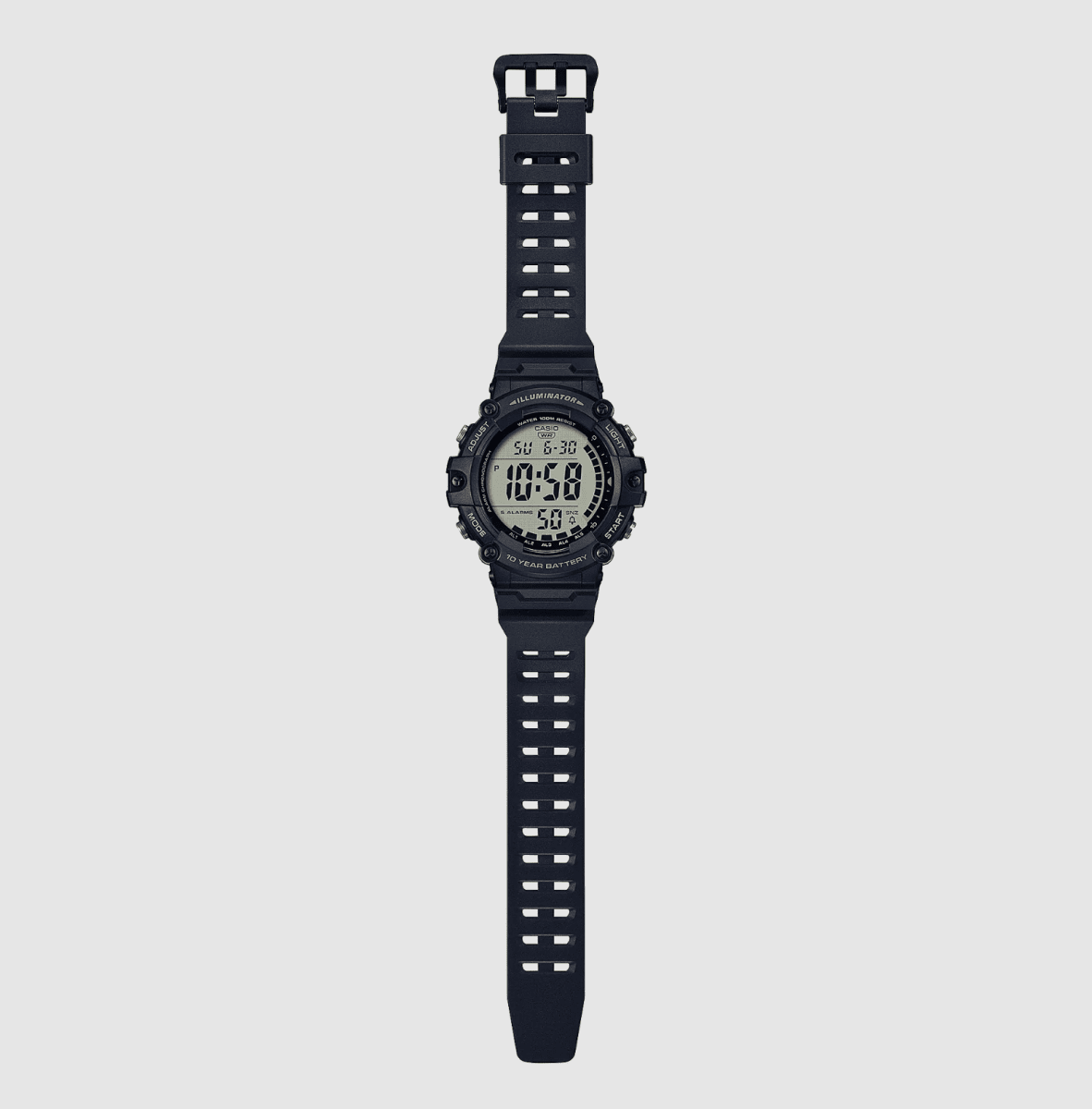 Casio Mens Digital Xtra Long Strap Watch-AE-1500WHX
