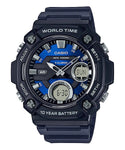 Casio Duo Monotone Blue/Black Watch - AEQ120W-2A