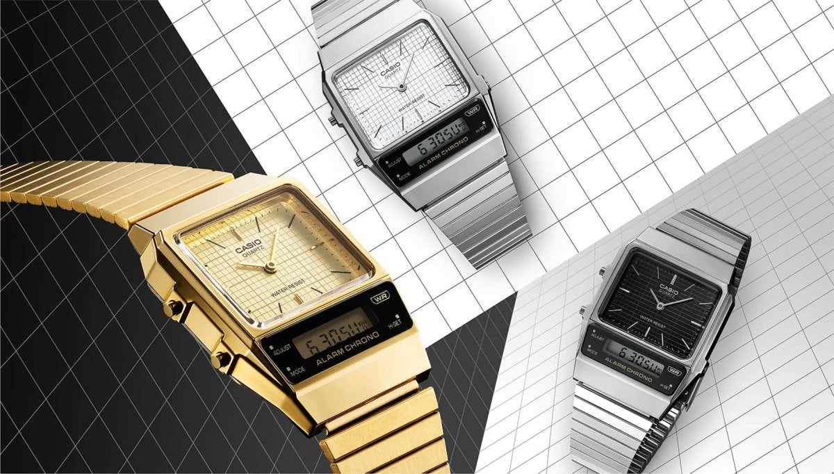 Casio Vinatge Style Duo Watch AQ800E-7A