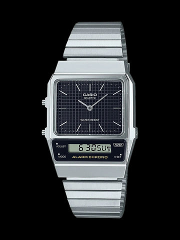 Casio Vintage Black Dial Watch - AQ-800E-1A