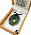 NZ Pounamu Pendant Oval Koru