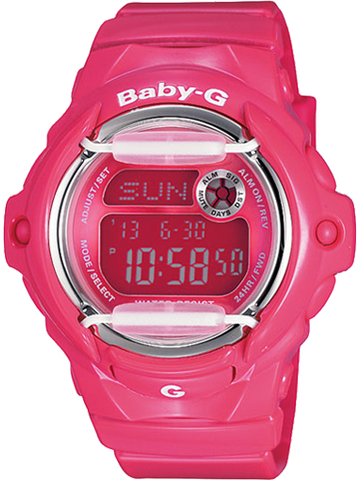 Baby-G Women's Pink Resin Band With Digital - BG169R-4B