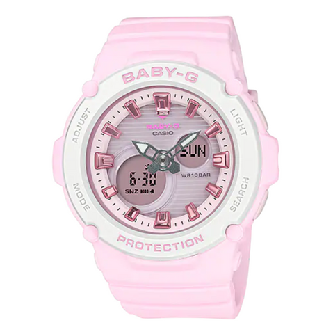 Baby-G | Casio Women's Pink Analog/Digit Watch - BGA-270-4A