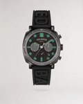 Ted Baker Black/Green Rbber Watch - BKPCNF203