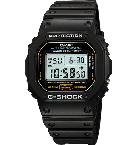 G shock Mens Black Digital Watch - DW-5600UE-1D