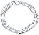 Sterling Silver Figaro Bracelet