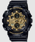 G-Shock Black/Gold Analog-Digital Watch - GA-140GB-1A1