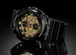 G-Shock Black/Gold Analog-Digital Watch - GA-140GB-1A1