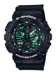 G Shock DarkGreen/SmokyBlack Analog-Digit Watch - GA-140MG-1A
