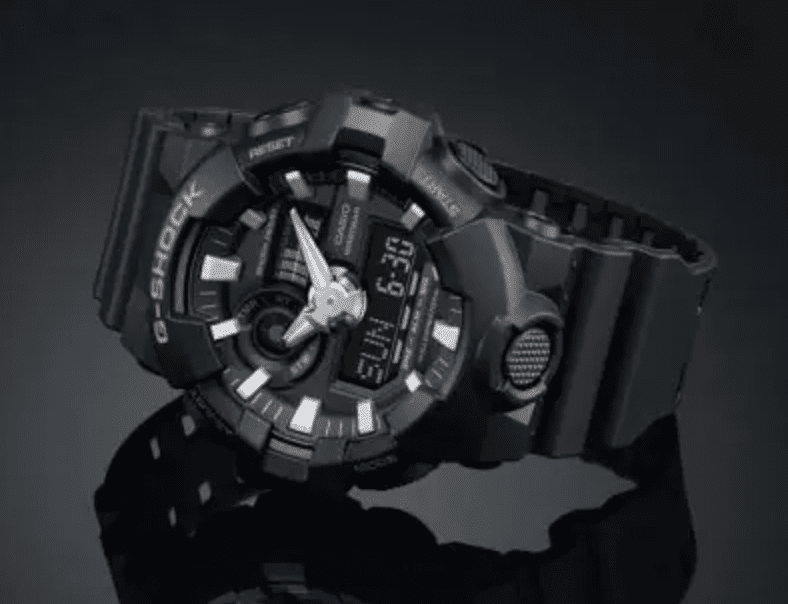 G Shock Black/Grey Analog-Digit Watch - GA-700-1B