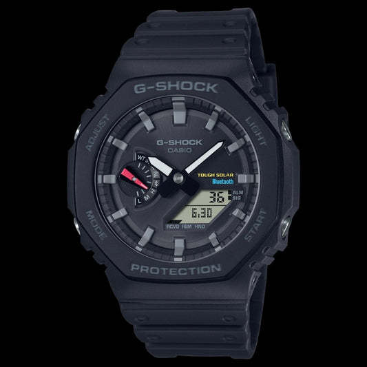 G Shock Black Octagonal Analog-Digit (2100 Series) Watch - GA-B2100-1A