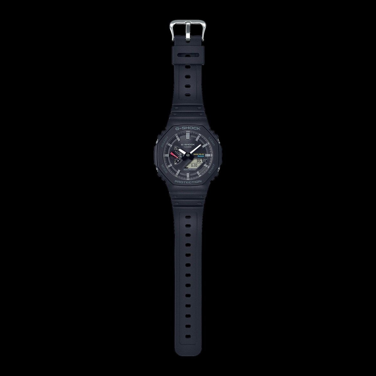 G Shock Black Octagonal Analog-Digit (2100 Series) Watch - GA-B2100-1A