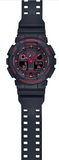 G Shock Black/Ignite Red Ana Digi Watch  GA-100BNR-1A