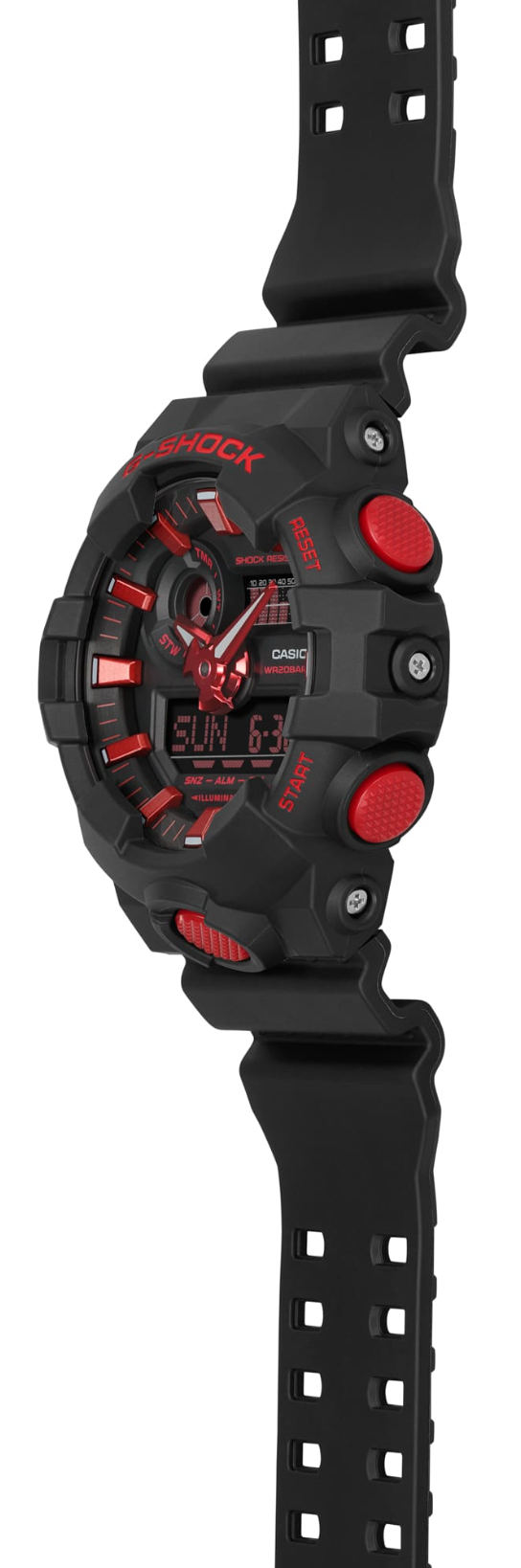 G-Shock Ignite Red Black Ana-Digi Watch-GA-700BNR-1A