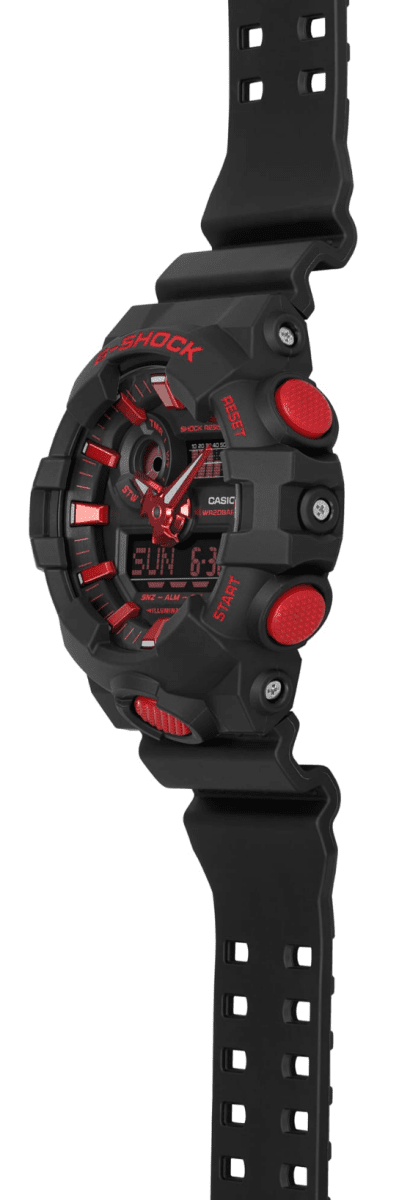 G-Shock Ignite Red Black Ana-Digi Watch-GA-700BNR-1A