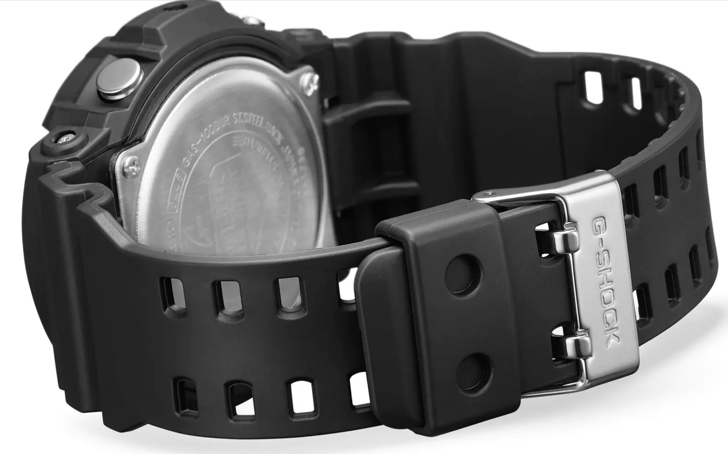 G-Shock Ignite Red Ionic Black Watch-GAS100BNR-1A