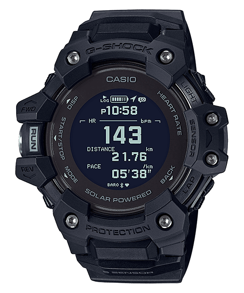 G shock Heart Rate Monitor White Watch - GBD-H1000-1A7
