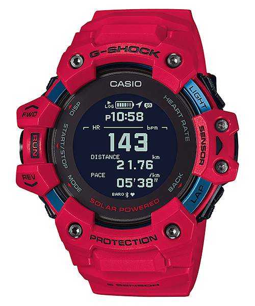 G shock Heart Rate Monitor White Watch - GBD-H1000-1A7