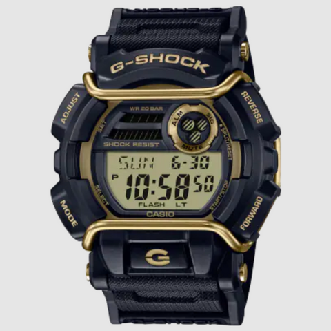 G Shock Black/Gold (GD-400 Series) Digital Watch - GD400GB-1B2