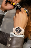 G-Shock Women's Cream/Black Digit-Analog (GMA-S140) Watch -  GMA-S140M-4A