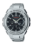 G shock, G Steel Mens Full Metal strap Watch - GSTS110D-1A