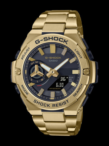 G Shock | Casio Gold G Steel Bluetooth Watch - GSTB500GD-9A