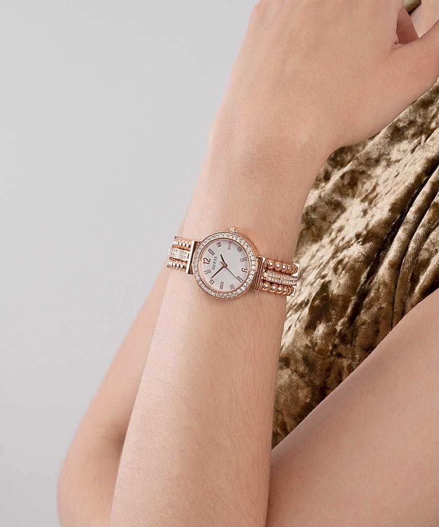 Guess Ladies Gala Rose Gold tone Watch - GW0401L3