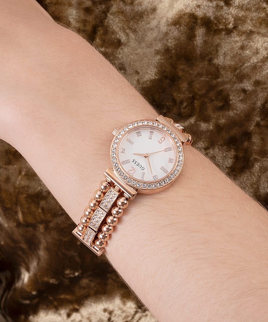 Guess Ladies Gala Rose Gold tone Watch - GW0401L3