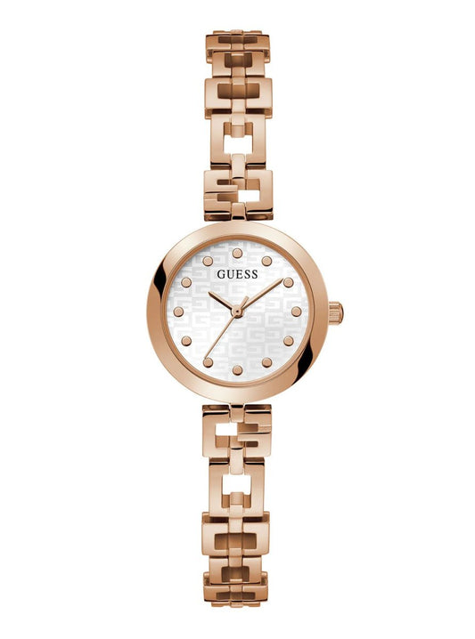 Guess Womens Steel Rose Tone Watch GW0549L3