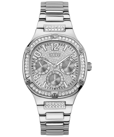 Guess Ladies Silver Elegant Sport Watch - GW0558L1