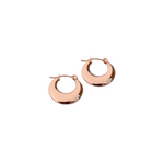 FV Hoops Rose Gold Hollow Hoops Earrings 20 mm - HOPLHR-E20