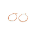 Hooplah Earring Rose Gold Round 35 mm - HOPR-E35