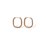 FV Hoops Rose Gold Huggies Earring - HOPR-EOB