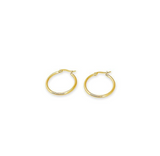 FV Hoops Yellow Gold Earring 30 mm - HOPY-E30