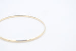 9ct Solid Gold Bangle 2.61mm wide