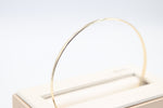 9ct Solid Gold Bangle 2.78mm wide