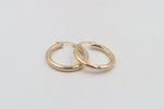 9ct Gold  Hoop Earrings GE017