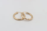 9ct Gold  Hoop Earrings GE017