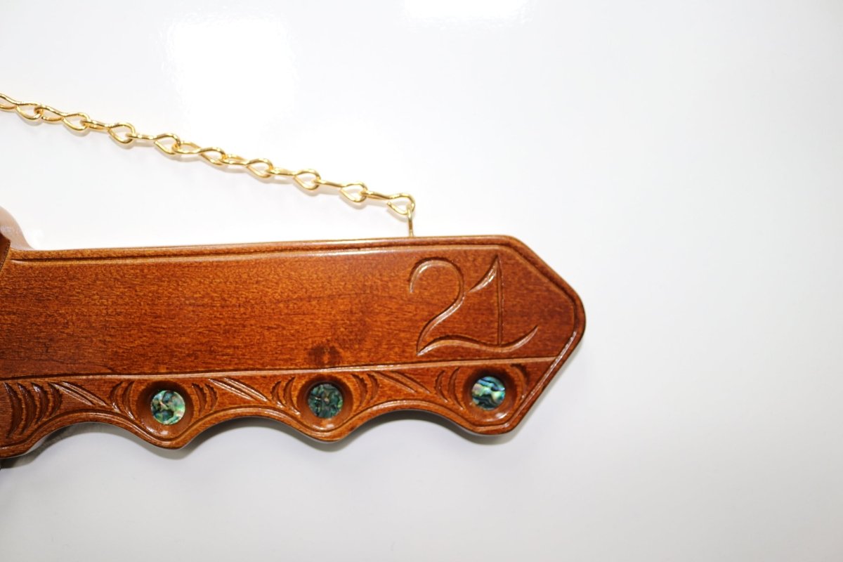 New Zealand Made Wooden 21st key WM437