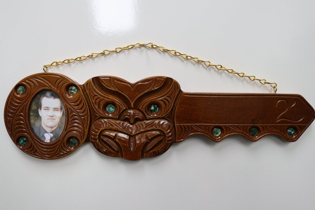 New Zealand Made Wooden 21st key WM437